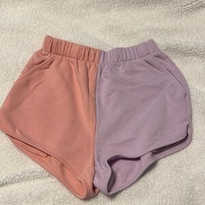SHEIN Pink and Purple Women Shorts